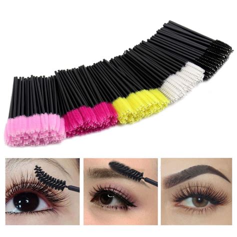 Zttd Pcs Disposable Eyelash Brush Mascara Applicator Eyelash And