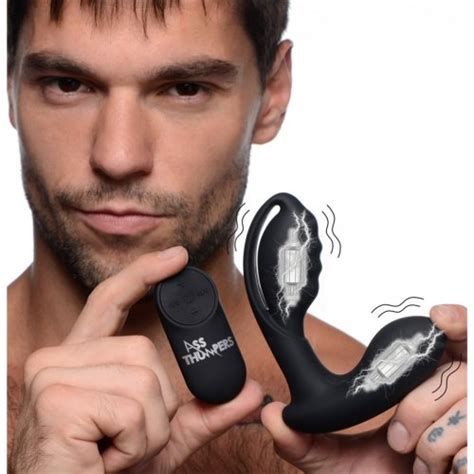 Ass Thumper Power P Stim 7x Silicone Rechargeable Hollow Prostate Plug