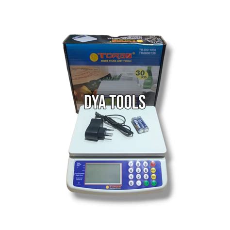 Jual TORA Timbangan Duduk Digital 30 Kg Digital Scale Warung