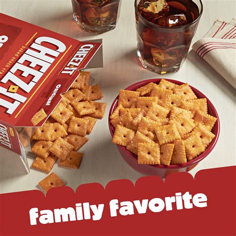 Cheez It Baked Snack Cheese Crackers Original Oz Box Buy Online