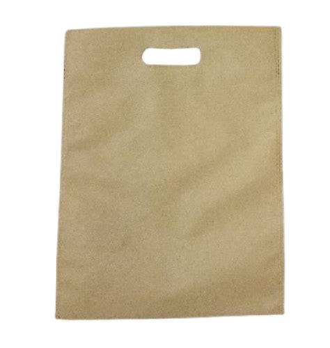 Plain Brown D Cut Non Woven Bag For Shopping At Rs 250 Kg In