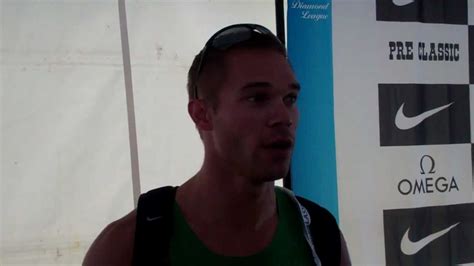 Nick Symmonds After His 14454 800m At The 2012 Pre Classic Youtube