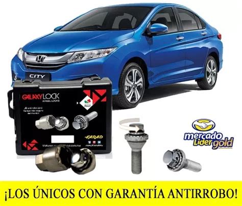 Birlos De Seguridad Honda City Lx Mt 17 18 Galaxylock Envió Meses sin