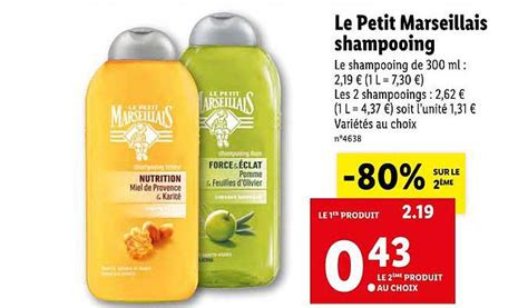 Promo Le Petit Marseillais Shampooing Chez Lidl Icatalogue Fr