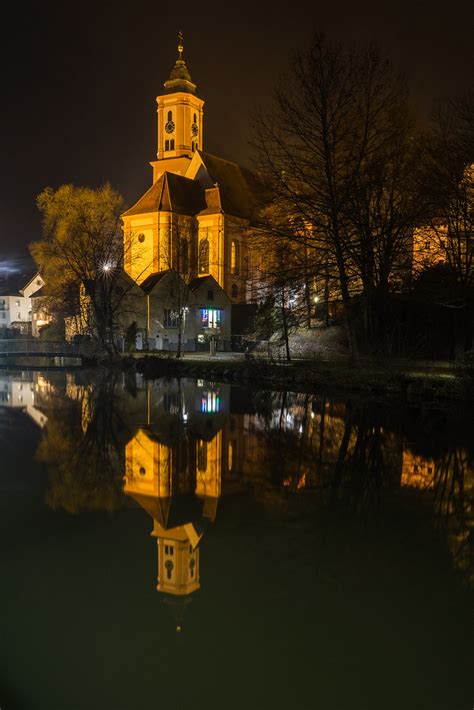 Reflection It S The St Michael Church In Krumbach In Bav Flickr