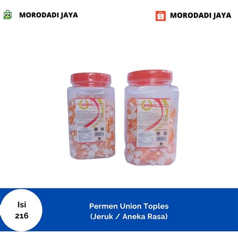 Jual Permen Union Toples Jeruk Aneka Rasa Shopee Indonesia