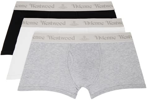 Three Pack Multicolor Boxers By Vivienne Westwood On Sale