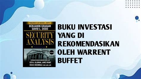 Ringkasan Buku Security Analysis Benjamin Graham Bahasa Indonesia