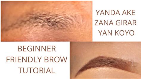 Yanda Ake Zana Girar Zamani Beginner Friendly Brow Tutorial YouTube