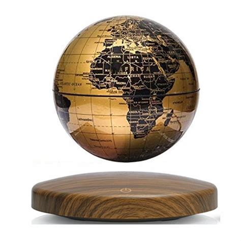 Promotion Gift Magnetic Levitation Rotating 7inch World Map Globe Lamp