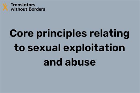 Translating Information To Prevent Sexual Exploitation And Abuse Clear Global