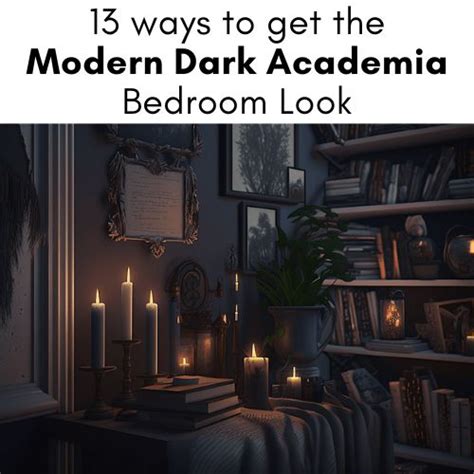 Dark Academia Bedroom Ohclary