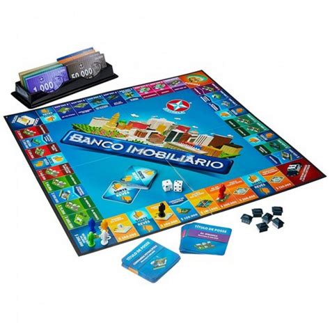 Brinquedos Jogo Educativo Financeiro Tabuleiro Banco Imobiliario