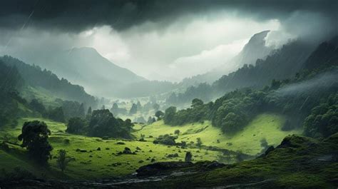 Rainy Landscape Stock Photos, Images and Backgrounds for Free Download