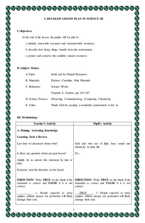 4as Detailed Lesson Plan In Science 3