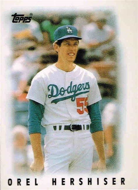 Orel Hershiser Prices Topps Mini League Leaders Baseball Cards