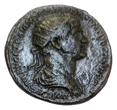 Romeinse Rijk Trajan 98 117 N Chr Dupondius Catawiki