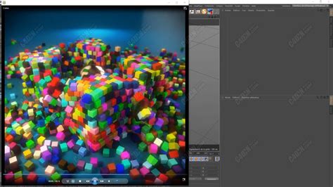 C4d配合redshift渲染器制作随机颜色教程 Random Colors Cinema 4d Redshift Tutorial C4d