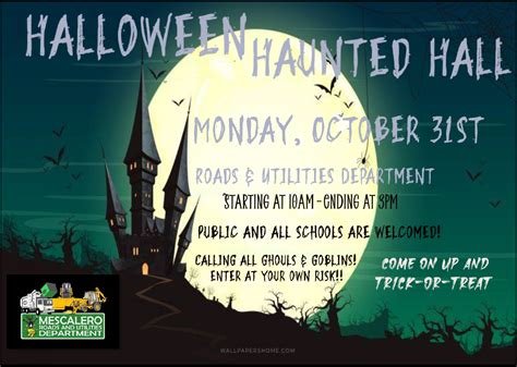 Halloween Haunted Hall: Oct. 31st - Official Website of the Mescalero ...