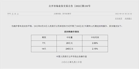 中国人民银行最新公告！手机新浪网