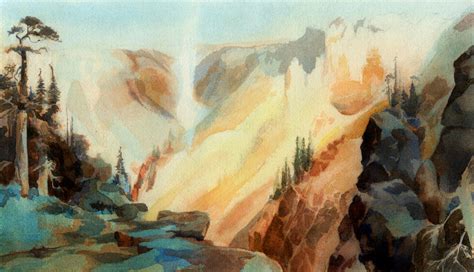 Thomas Moran Yellowstone Study by Zirngibl on DeviantArt