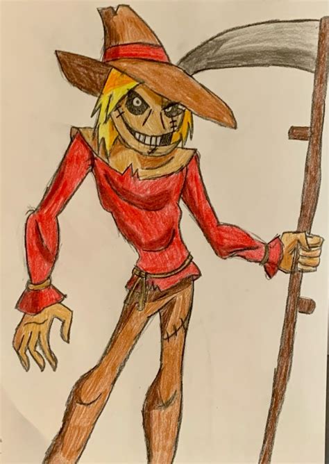 Btas Scarecrow Colored Pencil And Medibang Pro Hattafan2593 On Tumblr