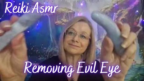 Reiki To Remove Evil Eye ASMR Blue Lace Agate Crystal Healing YouTube