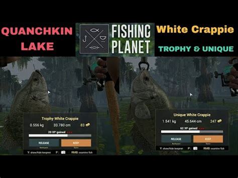 Fishing Planet QUANCHKIN LAKE LOUISIANA WHITE CRAPPIE TROPHY