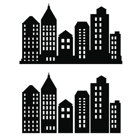 Skyline City Clipart Superhero Buildings Block Clipart And Buildings