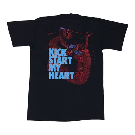 1989 Motley Crue Kick Start My Heart Shirt Wyco Vintage