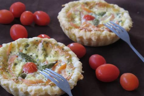 Tartelettes Au Saumon Fum Et Asperges Vertes Recette Ptitchef