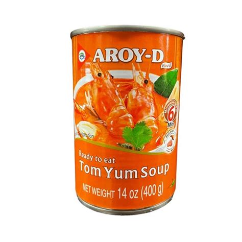 Aroy D Tom Yum Skonio Sriuba Skardinėje 400ml