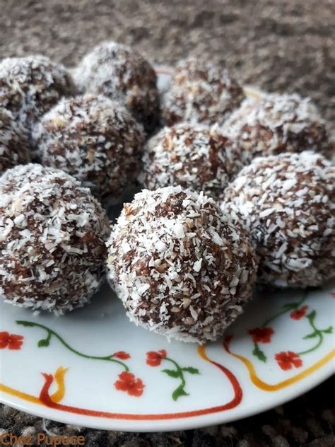 Energy Balls Aux Dattes Cacao Amandes Coco Chez Pupuce