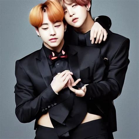 Bts Jimin Hugging Bts Jungkook 8k Photo Stable Diffusion Openart