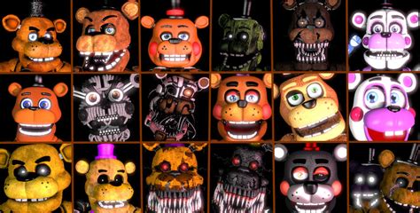 Sfmfnaf All Bears By Antoniorodriguez1000 On Deviantart