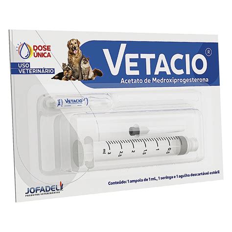 Injeção Anti cio Para Cachorros e Gatos Vetacio Dose Única Submarino