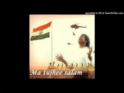 Vande Mataram Maa Tujhe Salam A R Rahman Original Song Hd Youtube