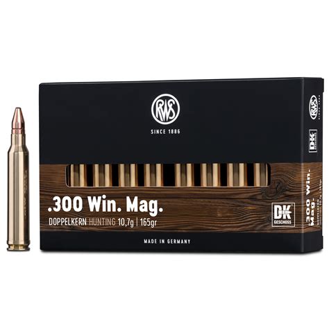 RWS Doppelkern Cal 300 Win Mag 165gr