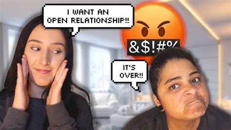 Telling My Girlfriend I Want An Open Relationship Prank She Kicked Me