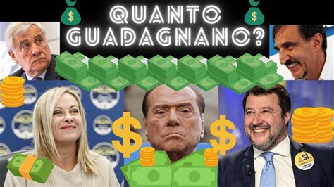 Quanto Guadagnano I Nostri Politici Youtube