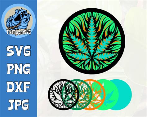 Marijuana Leaf SVG Cannabis Leaf SVG Marijuana Silhouette 420 SVG File ...