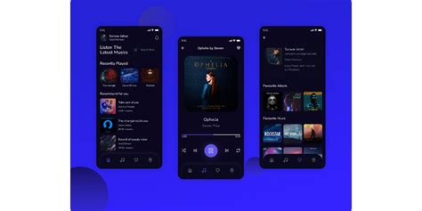 Music App Design App UI Community Figma Community