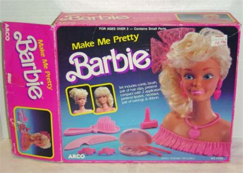 Vintage 19871988 Make Me Pretty Barbie Styling Head Set 7350 My Babs Collection Pinterest