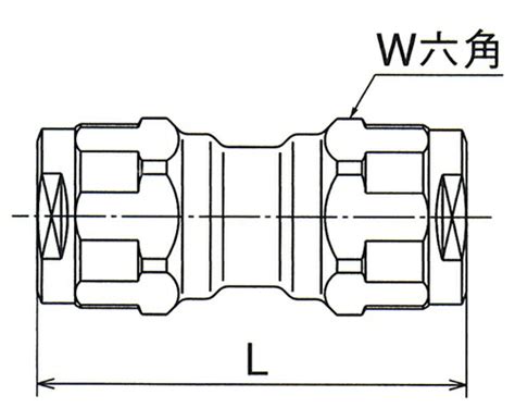 【楽天市場】オンダ製作所ダブルロックジョイント 同径ソケット 黄銅製 型式wj3 13 S：配管部品 楽天市場店