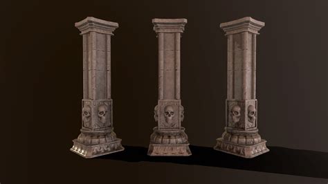 Artstation Stone Pillar Material Study