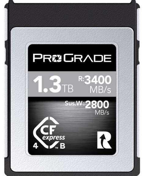 ProGrade Uses CFexpress 4 0 Tech In Its New Fastest CFexpress Type B