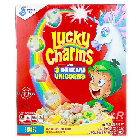 General Mills Lucky Charms Frosted Toasted Oat Cereal 2 Boxes