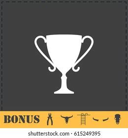 Hand Trophy Cup Award Icon Stock Vector Royalty Free