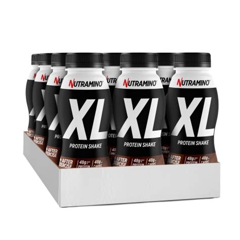 Nutramino Xl Protein Shake 12 X 475ml Chocolate 7778 23