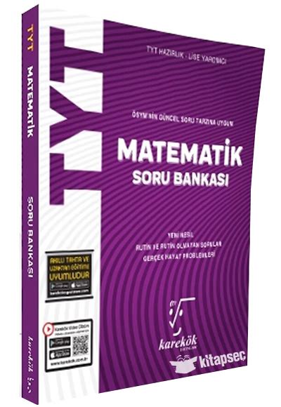 TYT Matematik Güncel Soru Bankası Karekök Yayınları 9786257154178